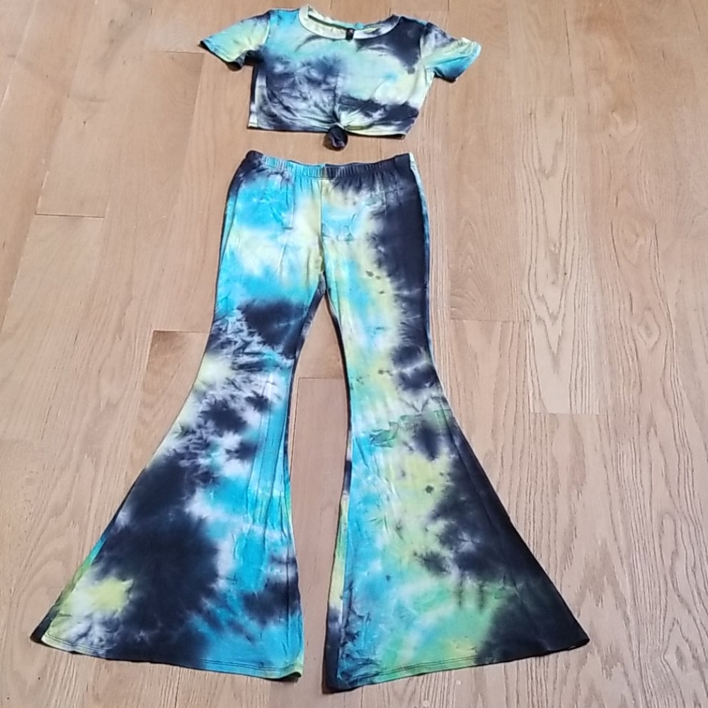 K Tie Dye Two - Piece Pants Set - SZ M